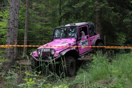 Auto na torze off-roadowym